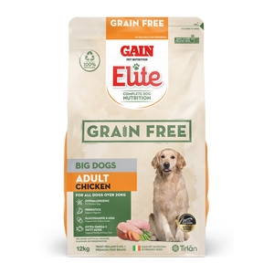 GAIN Elite Grain-Free Big Dogs Adult Chicken 12kg