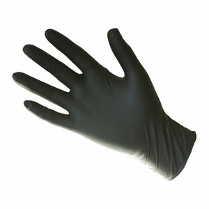 Ebony Disposable Long Cuff Milking Gloves Size L 50 pack