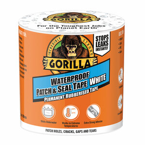 Gorilla Waterproof Patch & Seal Tape White 3m
