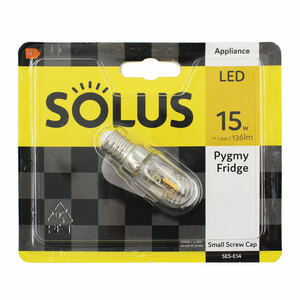 Solus Bulb 15W Clear Pygmy Fridge LED SES