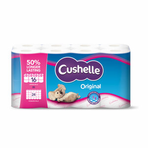 Cushelle Toilet Roll 16s 50% Longer