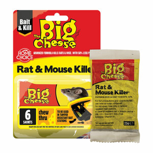 Big Cheese Rat & Mouse Killer Sachet 6x25g