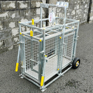 Buffalo Steel Sheep Weigh Scales Crate