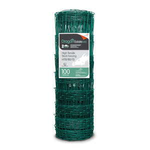 Estate Dragon Green High Tensile Stockfence Sheep Wire 8/80/15 100m