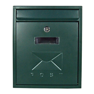 Postplus Contemporary Post Box Green