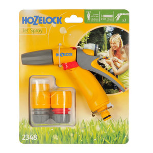 Hozelock New Jet Spray Gun & Fitting Set (2348)