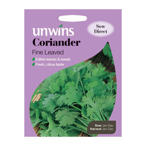 Unwins Herb Coriander Fine Leaved Seed