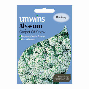 Unwins Alyssum Carpet Of Snow Seed