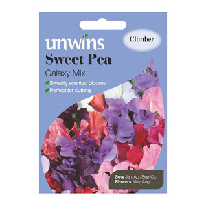 Unwins Sweet Pea Galaxy Mix Seed