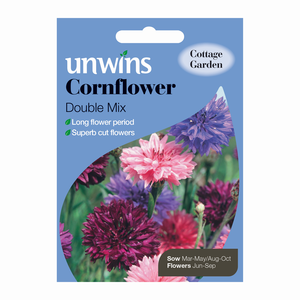 Unwins Cornflower Double Seed Mix