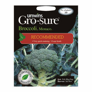 Unwins Broccoli Monaco F1 Seeds