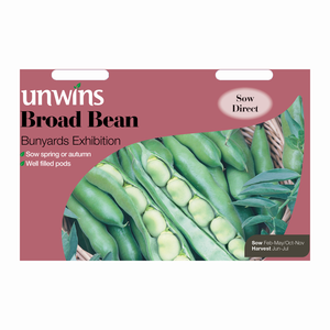 Unwins Broad Bean Bunyards Exhibition