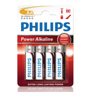 Philips AA Batteries - 4 Pack