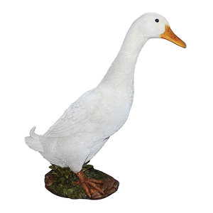 White Standing Duck Ornament