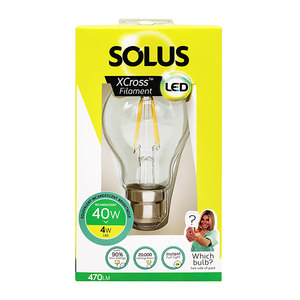 Solus 40W 5W BC A55 Xcross LED Bulb