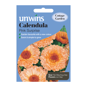 Unwins Calendula Pink Surprise Seeds