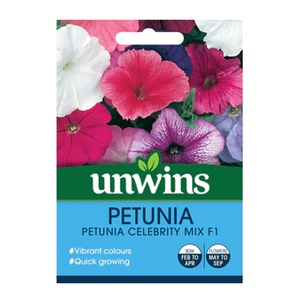 Unwins Seed Petunia Celebrity Mix