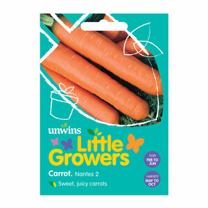 Unwins Seed Little Growers Carrot Nantes