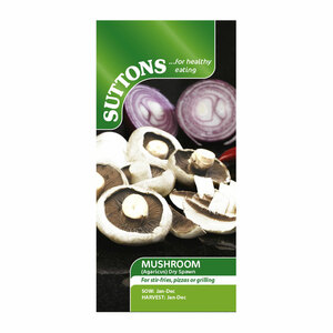 Suttons Seeds Mushroom (Agaricus) Dry Spawn