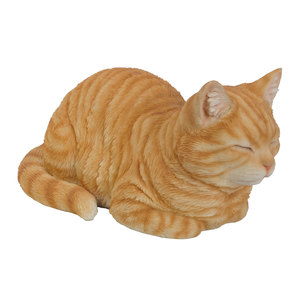 Dreaming Ginger Cat Ornament