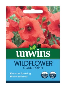 Unwins Corn Poppy Wildflower Seeds