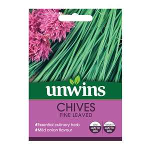 Unwins Herb Chives Fine Leaved Seeds