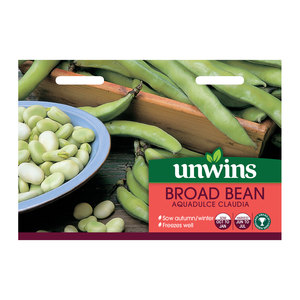 Unwins Broad Bean Aqua Claudia Seeds
