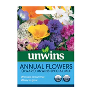 Unwins Seed Annual Flowers Dwarf Mix