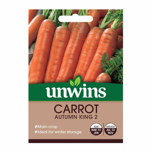 Unwins Seed Carrot Autumn King 2 Seed