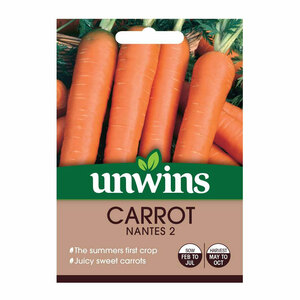 Unwins Seed Carrot Nantes 2