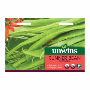 Unwins Seed Runner Bean Firestorm