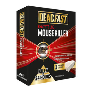 Deadfast Ready To Use Mouse Killer Bait Station Twin