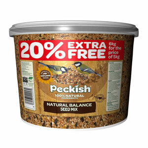 Peckish Natural Balance Seed Mix 5kg + 20% Extra Free (6kg)