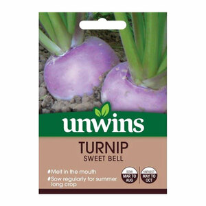 Unwins Seeds Turnip Sweet Bell