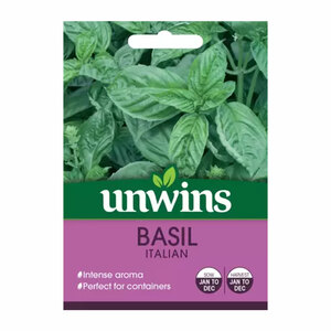Unwins Seeds Herb Basil Italian
