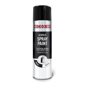 Simoniz Spray Paint Gloss White 500ml