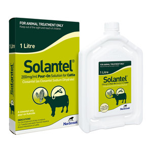 Solantel Pour-On Solution for Cattle 1L