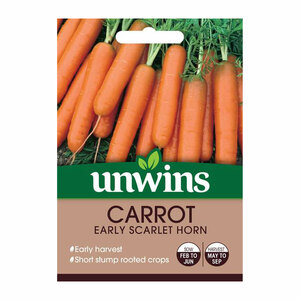 Unwins Carrot Early Scarlet Horn