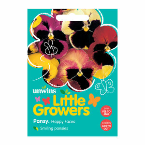 Unwins Little Growers Pansy Happy Faces