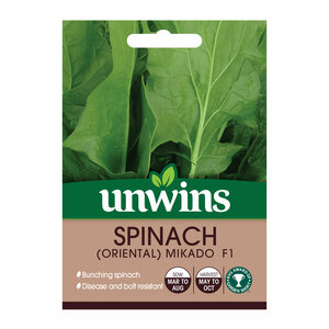 Unwins Spinach Oriental Mikado F1