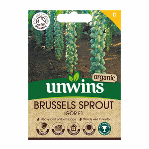 Unwins Organic Brussels Sprout Igor F1