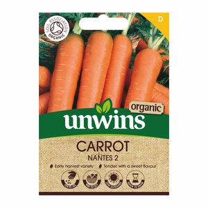 Unwins Organic Carrot Nantes 2 
