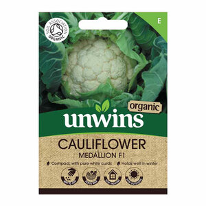 Unwins Organic Cauliflower Medallion F1