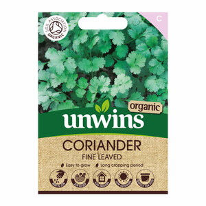 Unwins Organic Herb Coriander Leaved