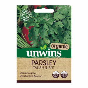 Unwins Organic Herb Parsley Italian
