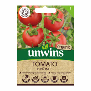 Unwins Organic Tomato Round Diplom F1