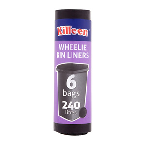 Killeen Wheelie Bin Liners 240L 6 Pack