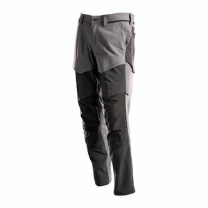 Mascot Trousers Kneepad Pockets Stone Grey/Black L32 W34.5