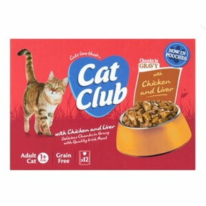 Cat Club Chunks Gravy 100g 12pk
