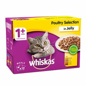 Whiskas Pouch Poultry Jelly 12x100g